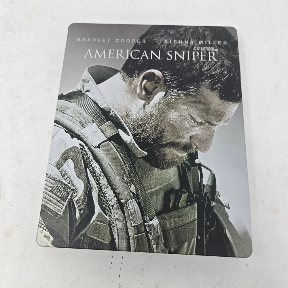 American‎ Sniper Blu-ray Steelbook Bradley Cooper Clint Eastwood Warner Bros